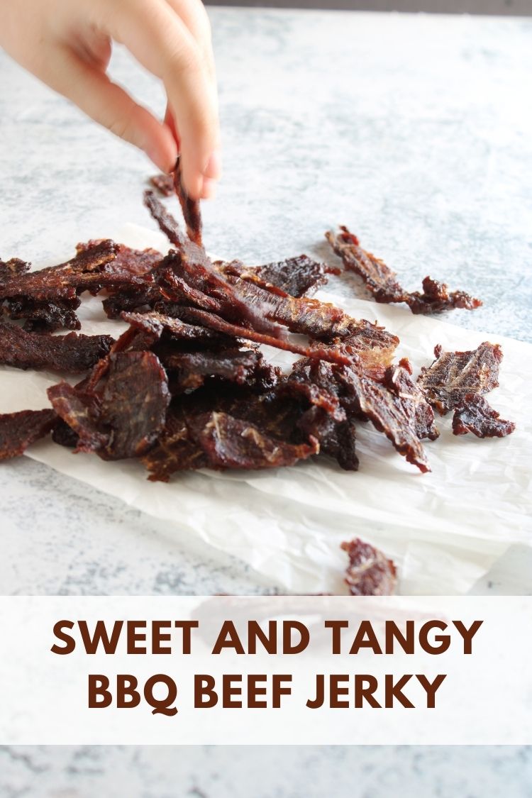 Sweet and Tangy BBQ Beef Jerky Grain Free Table