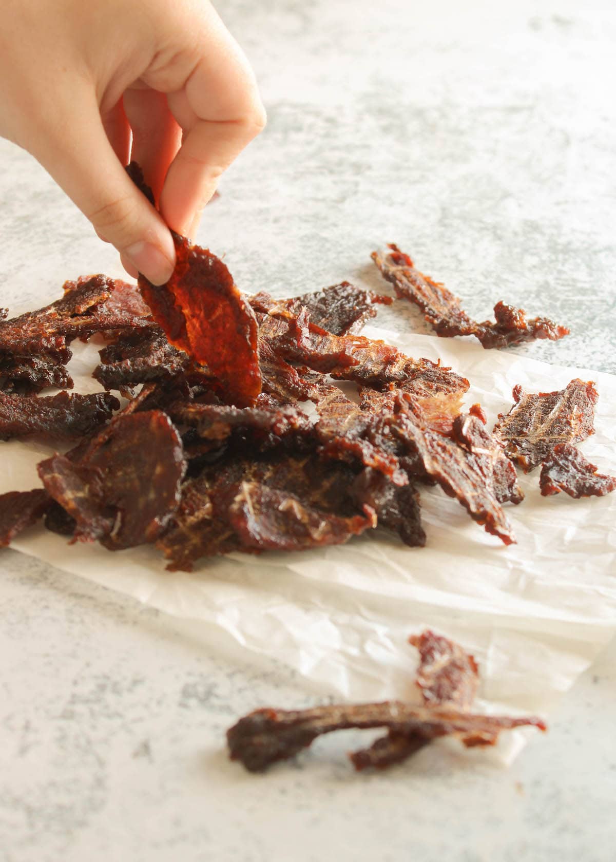 Made some super garlicky beef jerky! : r/dehydrating