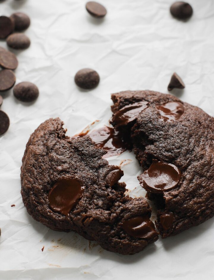 Glutenfree Crumbl Double Chocolate Chip Dream Cookies Grain Free Table