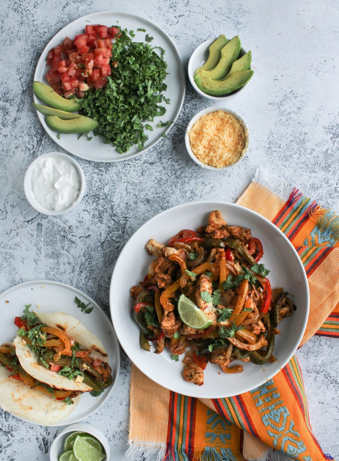 One Pan Glutenfree Fajitas Grain Free Table