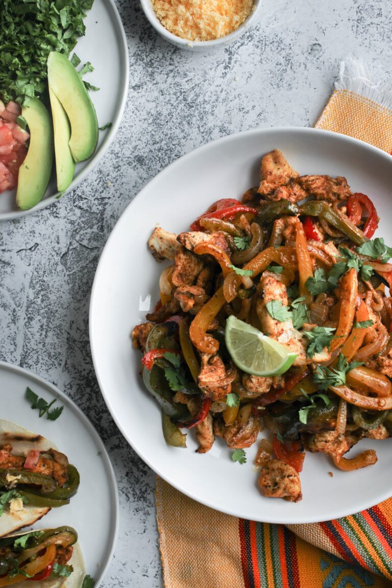 One Pan Glutenfree Fajitas Grain Free Table