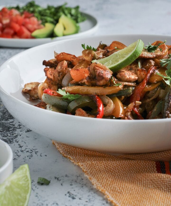 One Pan Glutenfree Fajitas Grain Free Table