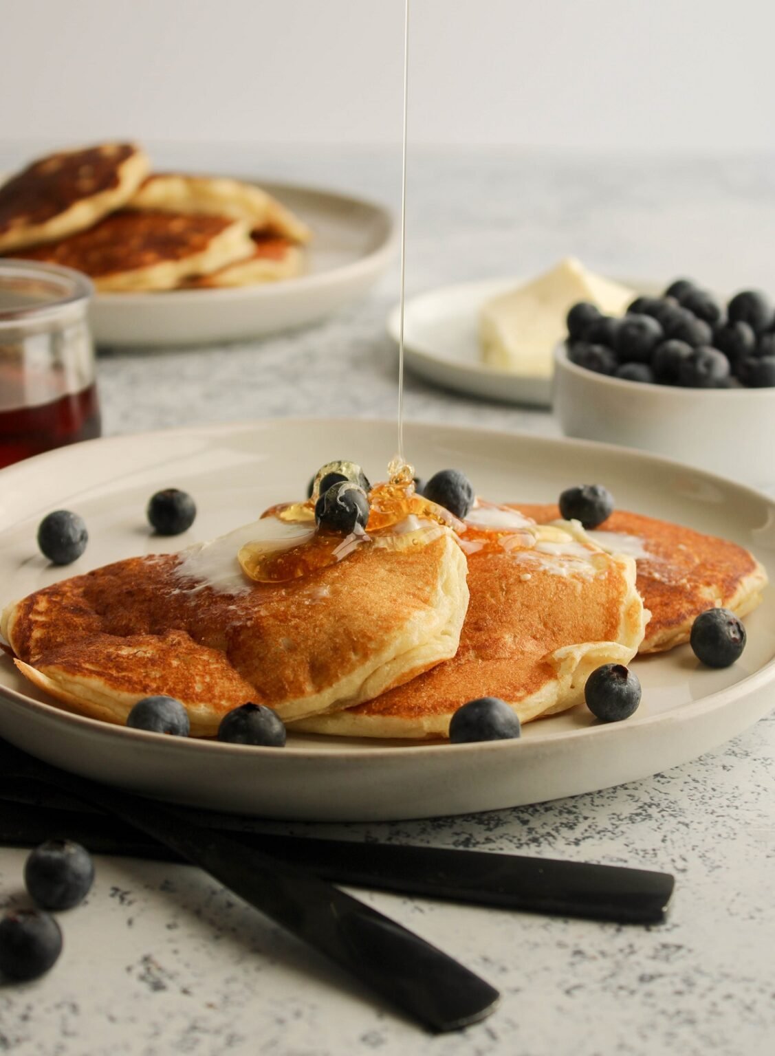 Fluffy Glutenfree American Pancakes Grain Free Table