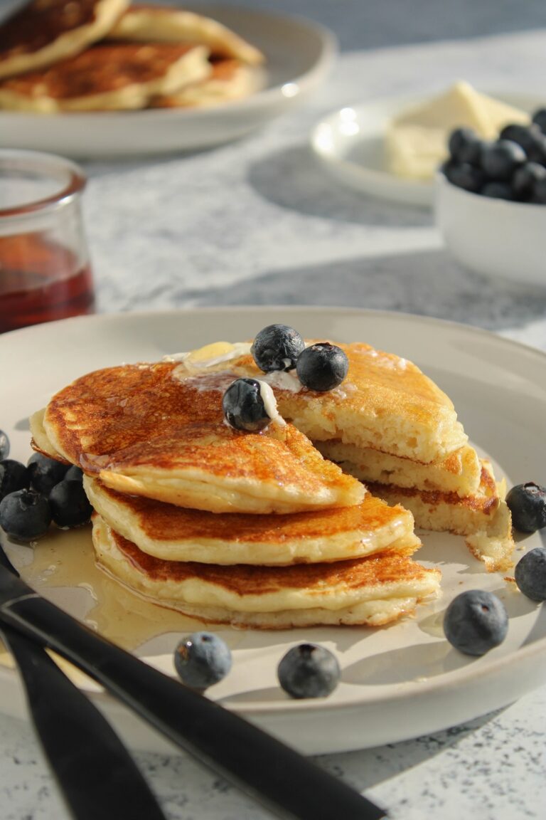 Fluffy Glutenfree American Pancakes Grain Free Table