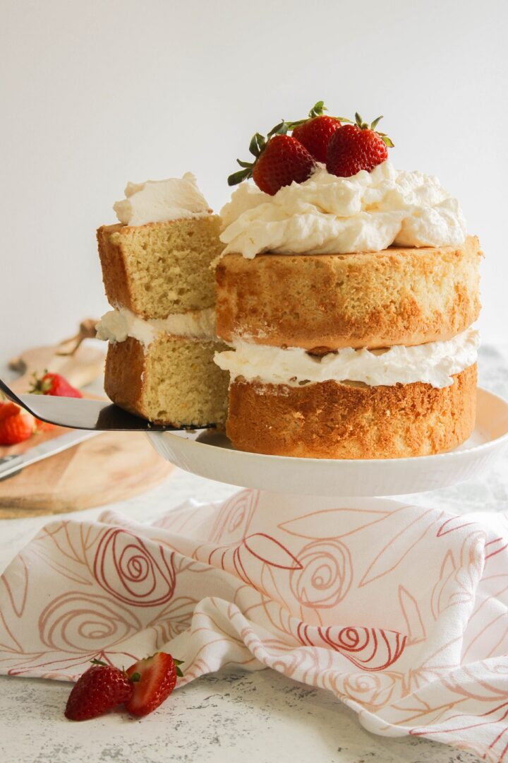 Glutenfree Victoria Sponge Cake Grain Free Table