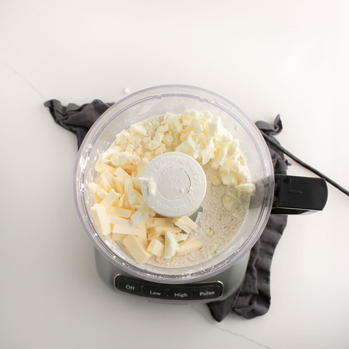 Add salt, and sugar in blender